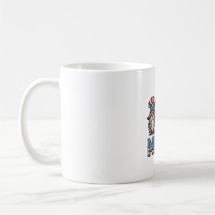 Patriotic Gnome Merica Vintage Vector Design_1 Coffee Mug