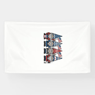 Patriotic Gnome Nurse Vector Vintage Engraving Des Banner