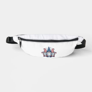 Patriotic Gnome Trio Vintage Vector Design_1 Bum Bags