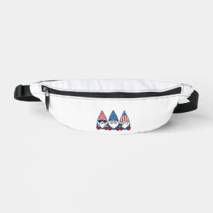 Patriotic Gnome Trio Vintage Vector Shirt Design_1 Bum Bags