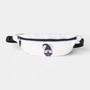 Patriotic Gnome USA Star Vector Shirt Design_1 Bum Bags