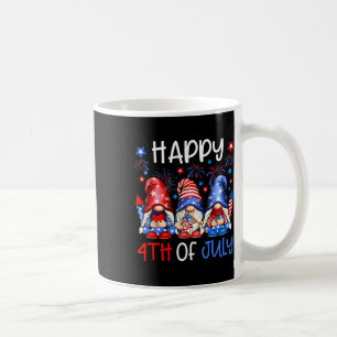 Patriotic Gnomes Happy 4th Of July Usa Men Women K Coffee Mug