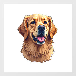 Patriotic Golden Retriever Face Vintage Shirt 4