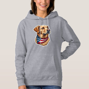 Patriotic Golden Retriever Head Vintage Shirt 4