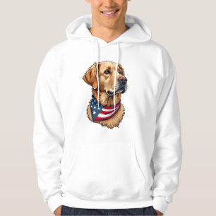 Patriotic Golden Retriever Head Vintage Shirt 4