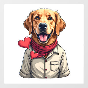 Patriotic Golden Retriever Lover Vintage Shirt 2