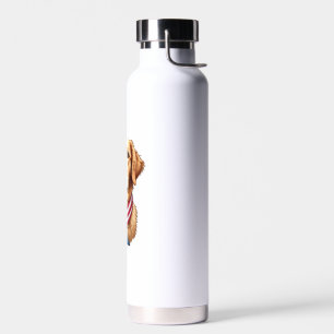 Patriotic Golden Retriever Rescue Vintage Tee Water Bottle
