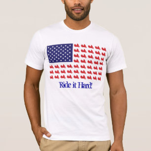 Patriotic Goldwing Motorcycle T-Shirt