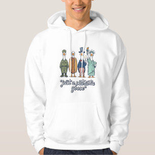 Patriotic Goose Lineup Vintage Vector Shirt_1 Hoodie