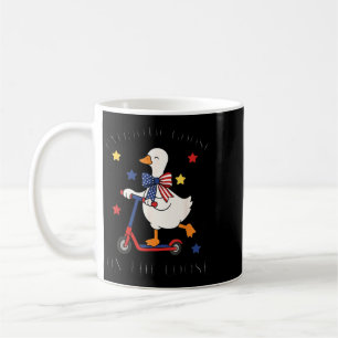 Patriotic Goose On The Loose 4th Of July Aamerica Coffee Mug