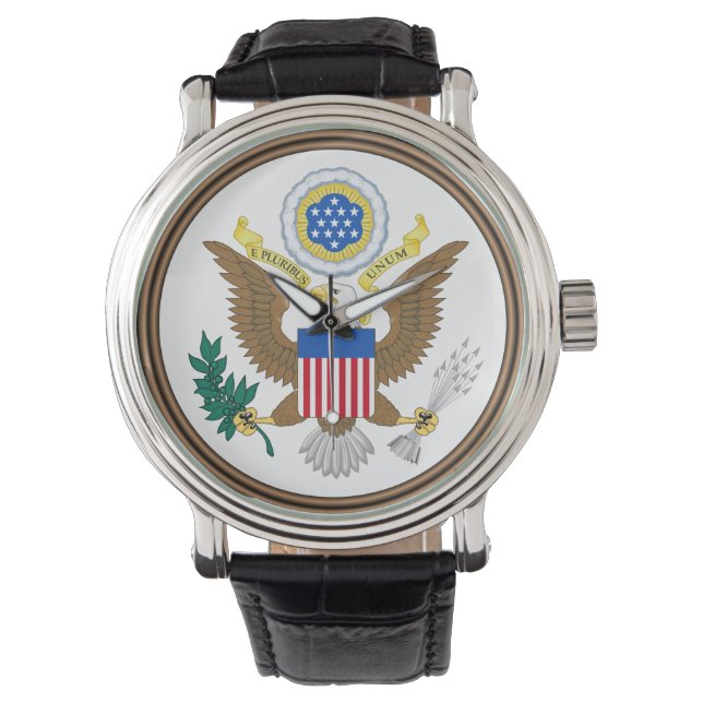 Patriotic Great Seal of the United States  Watch (Front)