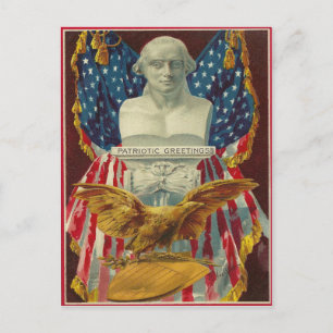 Patriotic Greetings Postcard