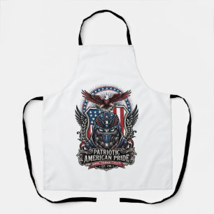 Patriotic Guardian Mask Freedom Military Inspired Apron