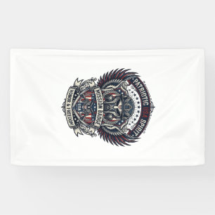 Patriotic Guardian Mask Freedom Military Inspired Banner