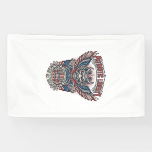 Patriotic Guardian Mask Freedom Military Inspired Banner