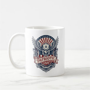 Patriotic Guardian Mask Freedom Military Inspired Coffee Mug