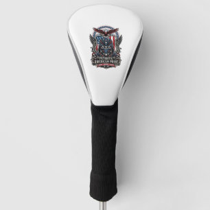 Patriotic Guardian Mask Freedom Military Inspired Golf Head Cover