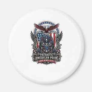 Patriotic Guardian Mask Freedom Military Inspired Magnet