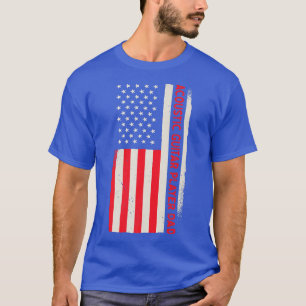 Patriotic Guitarist Musician Acoustic Guitar Playe T-Shirt