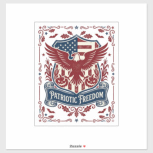 Patriotic Halloween Vector Graphic Tee