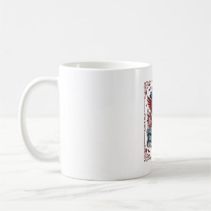 Patriotic Halloween Vector Graphic Tee Coffee Mug