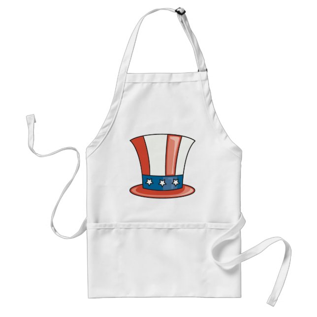 Patriotic Hat Standard Apron (Front)