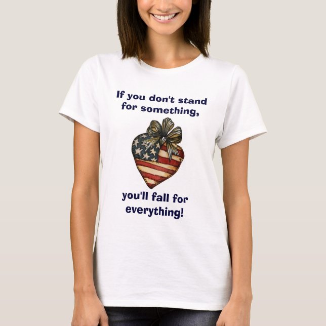 PATRIOTIC HEART T-Shirt (Front)