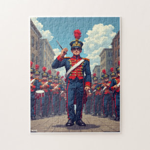 Patriotic Hidden Picture Mosaic Activity Game for Jigsaw Puzzle