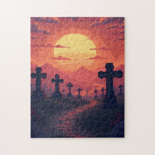 Patriotic Hidden Picture Mosaic Activity Game for Jigsaw Puzzle