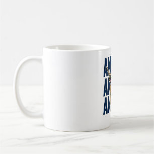 Patriotic Highland Cow America Vintage T-Shirt Des Coffee Mug