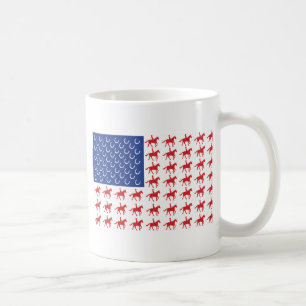 Patriotic Horse and Rider Coffee Mug