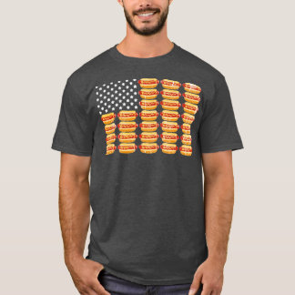 Patriotic Hot Dog T-Shirt