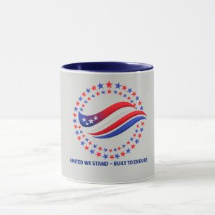 Patriotic Independence Day Apparel USA Stars Circl Mug