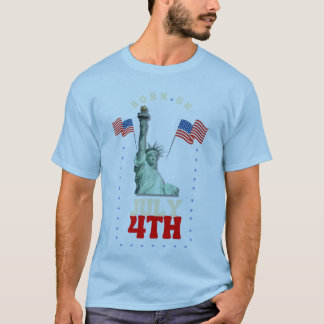 Patriotic Independence Day Celebration Design T-Shirt