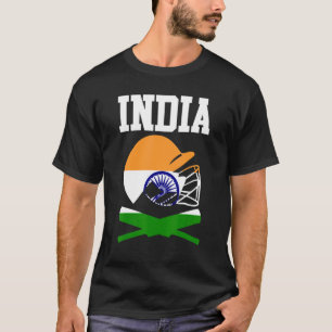 Patriotic Indian Cricket Players Cricketer India F T-Shirt