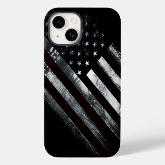 Patriotic Industrial American Flag iPhone 14 Case