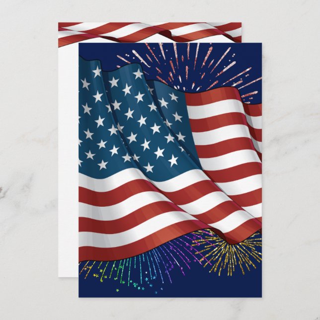 Patriotic Invitation (Front/Back)