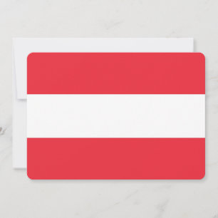Patriotic invitations with Austria Flag