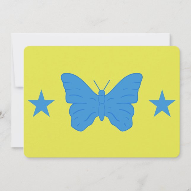 Patriotic  invitations with Flag of Bady Bassit (Front)