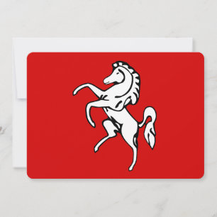 Patriotic  invitations with Flag of Kent, England