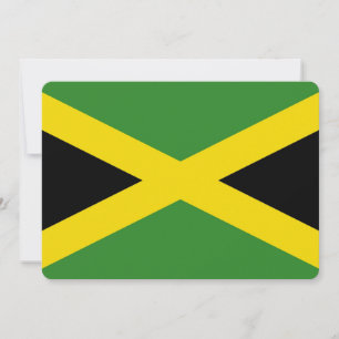 Patriotic invitations with Jamaica Flag