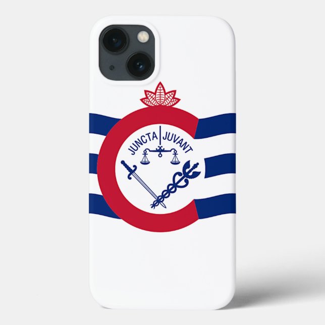 Patriotic Ipad Air Case with Cincinnati Flag (Back)