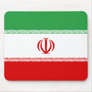 Patriotic Iran Flag Mouse Pad