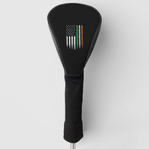 Patriotic Irish American Flag Ireland St. Patrick' Golf Head Cover