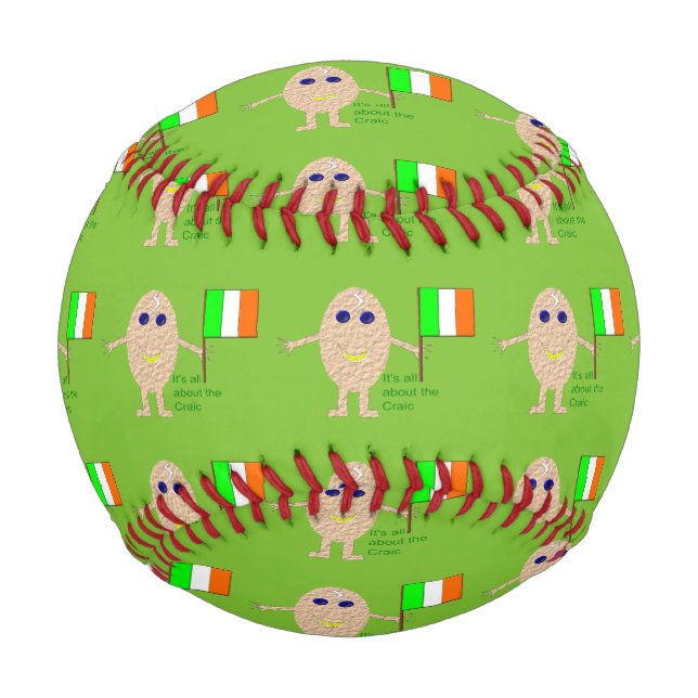 Patriotic Irish Egg Baseball (Front)