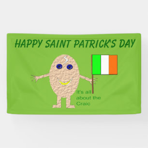 Patriotic Irish Egg Custom Banner