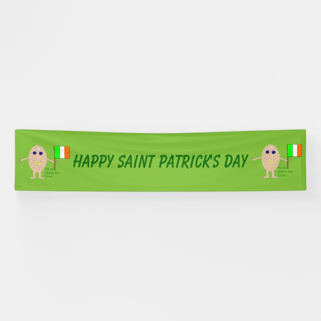 Patriotic Irish Egg Custom Banner (Horizontal)