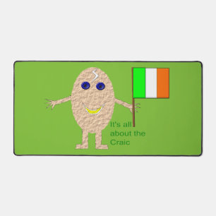 Patriotic Irish Egg Desk Mat