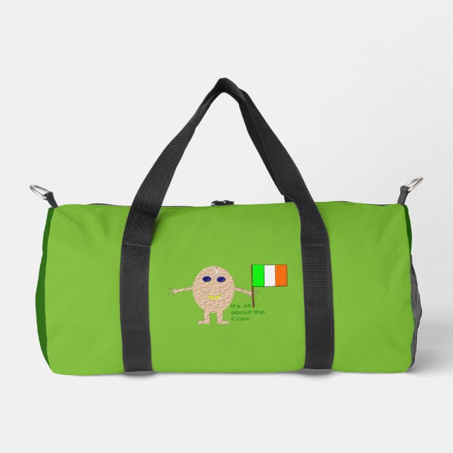 Patriotic Irish Egg Duffle Bag (Front)