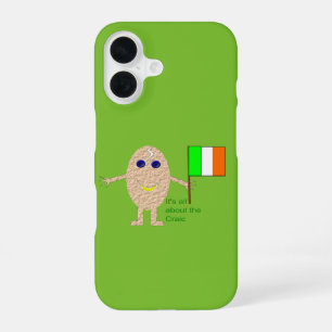 Patriotic Irish Egg iPhone 16 Case